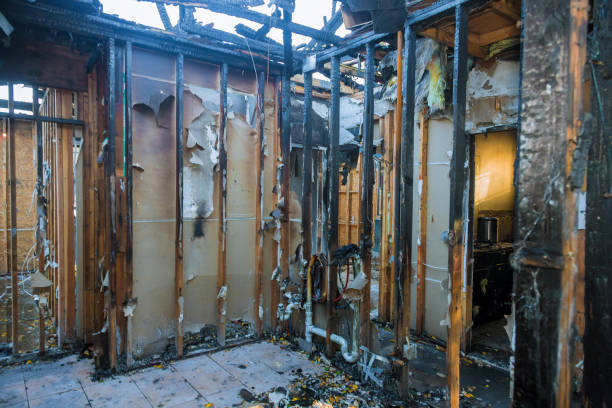 Professional Fire Damage Removal technician working in Belmont, VA